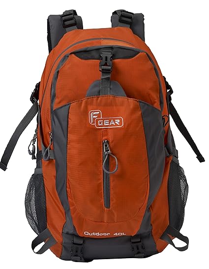 F Gear Capiche 40 Ltrs Saffron Gy Rucksack (2865)