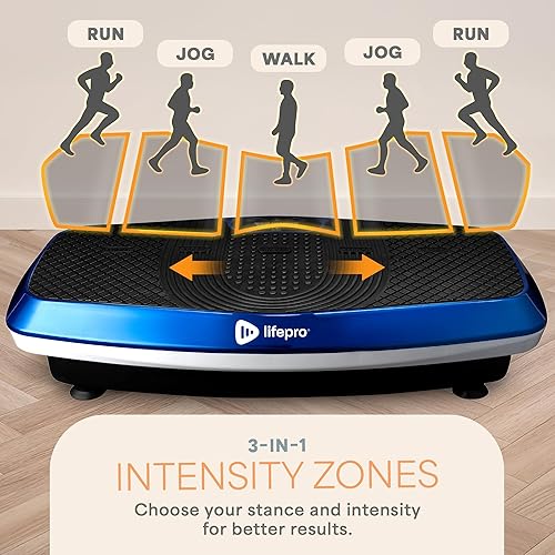 LifePro 3D Vibration Plate Exercise Machine - Dual Motor Oscillation,  Pulsation 3D Motion Vibration Platform - Full Whole Body Vibration Machine  for Home Fitness (Blue) in Kenya