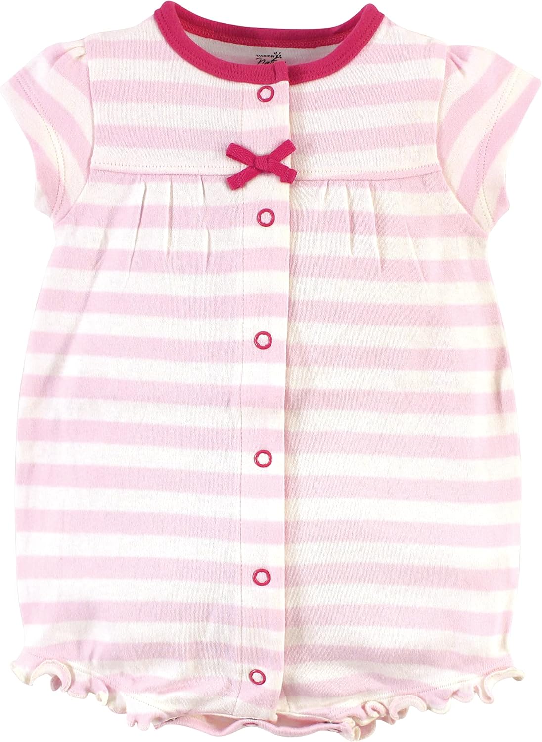 Touched by Nature Unisex Baby Organic Cotton Rompers: Clothing