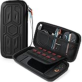 Protective Carrying Case for Nintendo Switch 2, Waterproof Hard Shell Travel Storage Handbag for Nintendo Switch 2 Accessories and Games(Black)