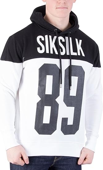 sik silk white hoodie
