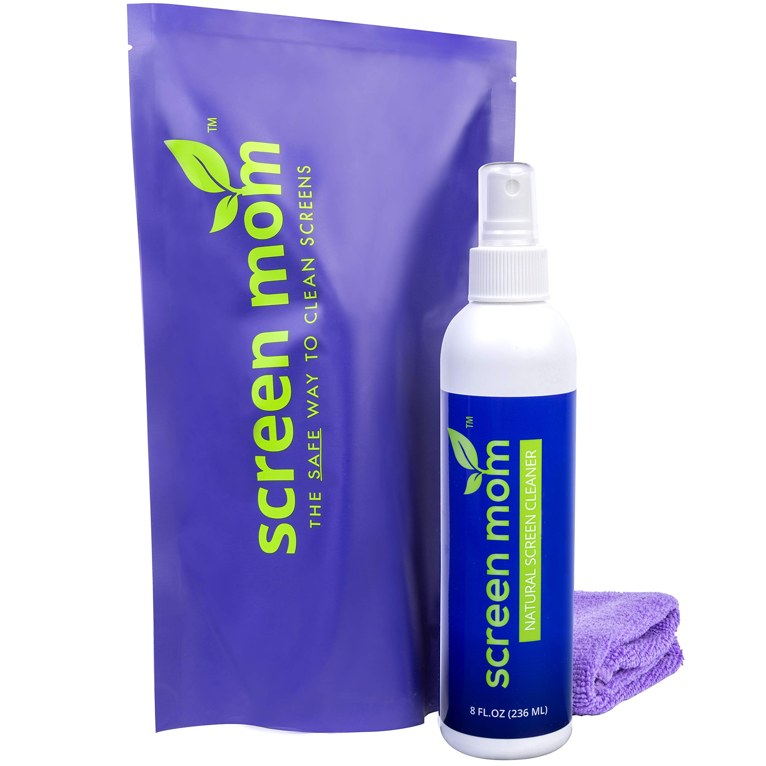 Screen Mom Screen Cleaner Kit for LED & LCD TV, Computer Monitor, Phone
