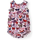 Little Sleepies Bubble Romper for Girls, Soft Viscose from Bamboo One Piece, Baby Clothes