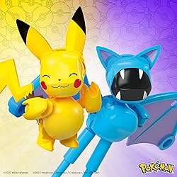 MEGA Pokémon Building Toys Set Pikachu & Zubat
