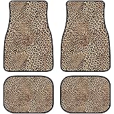 EOHMAK Car Floor Mats Non-Slip Automotive Floor Mats All-Weather Front Rear Car Floor Foot Mat Sets of 4 Pieces Foot Mats Rugs Carpet for Car Trucks SUV Sedans (NO.34)