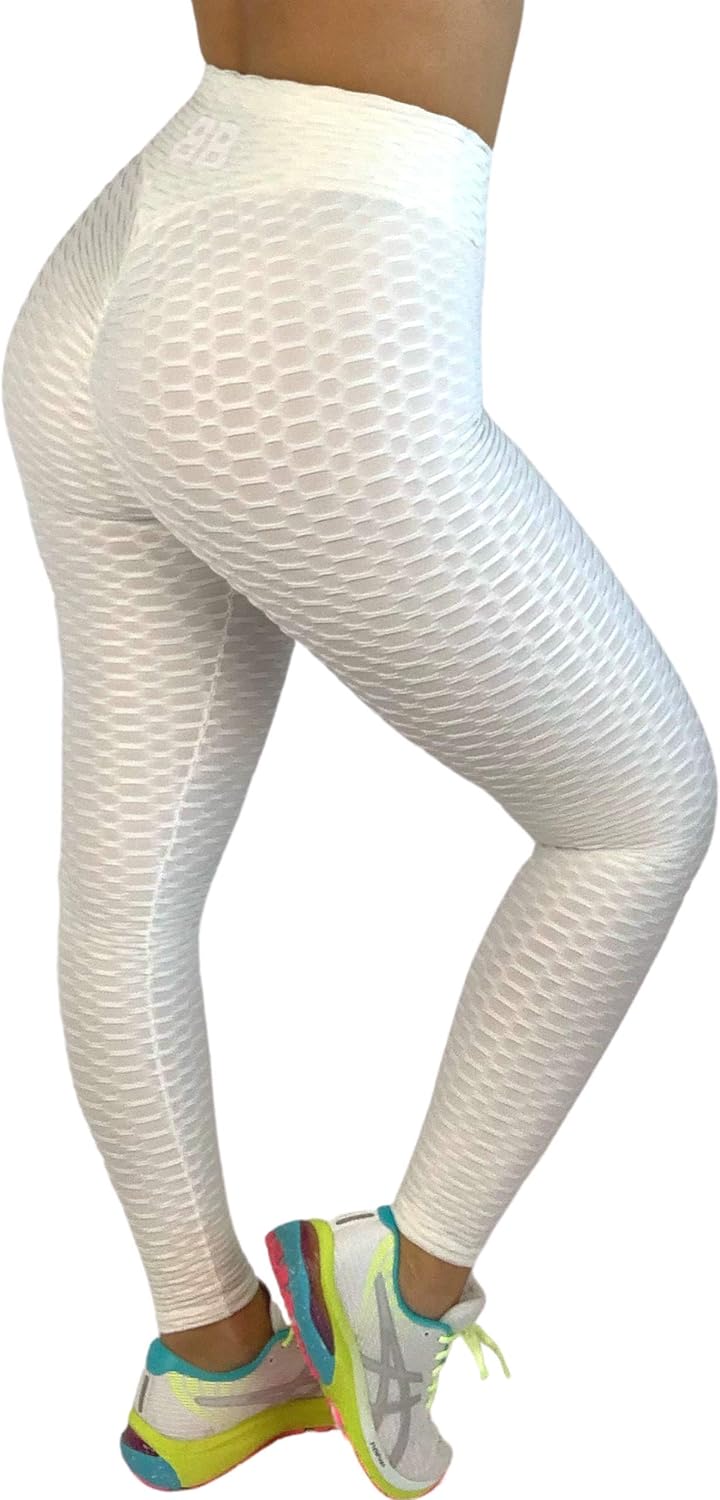BOOTYBANDS Women's Fitness and Loungewear Honeycomb Exercise Legging: Clothing