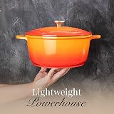 Nuovva Casserole Dishes with Lid 4L 24cm Oven Proof Non Stick Aluminium view 5