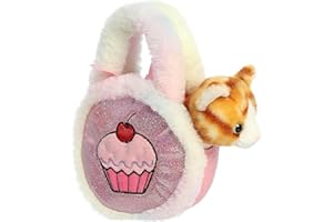 Aurora® Fashionable Fancy Pals™ Cupcake Pop Pink™ Stuffed Animal - On-The-go Companions - Stylish Accessories - Orange 6 Inches