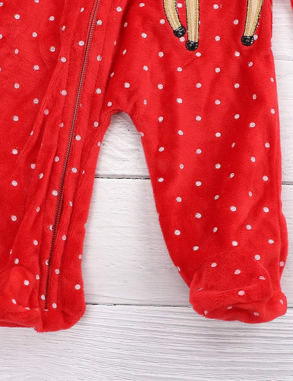 my first christmas pajamas baby girl