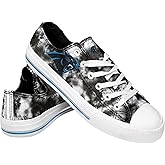FOCO Carolina Panthers NFL Womens Low Top Tie Dye Canvas Shoes - 7