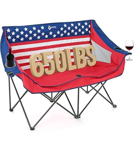 Folding Camping Chairs 2 Pack:Oversized Padded Lawn | Ubuy