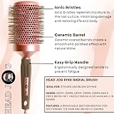 Head Jog 77 Pink Radial Brush Ceramic Coated Barrel 33mm Nylon Bristles view 7