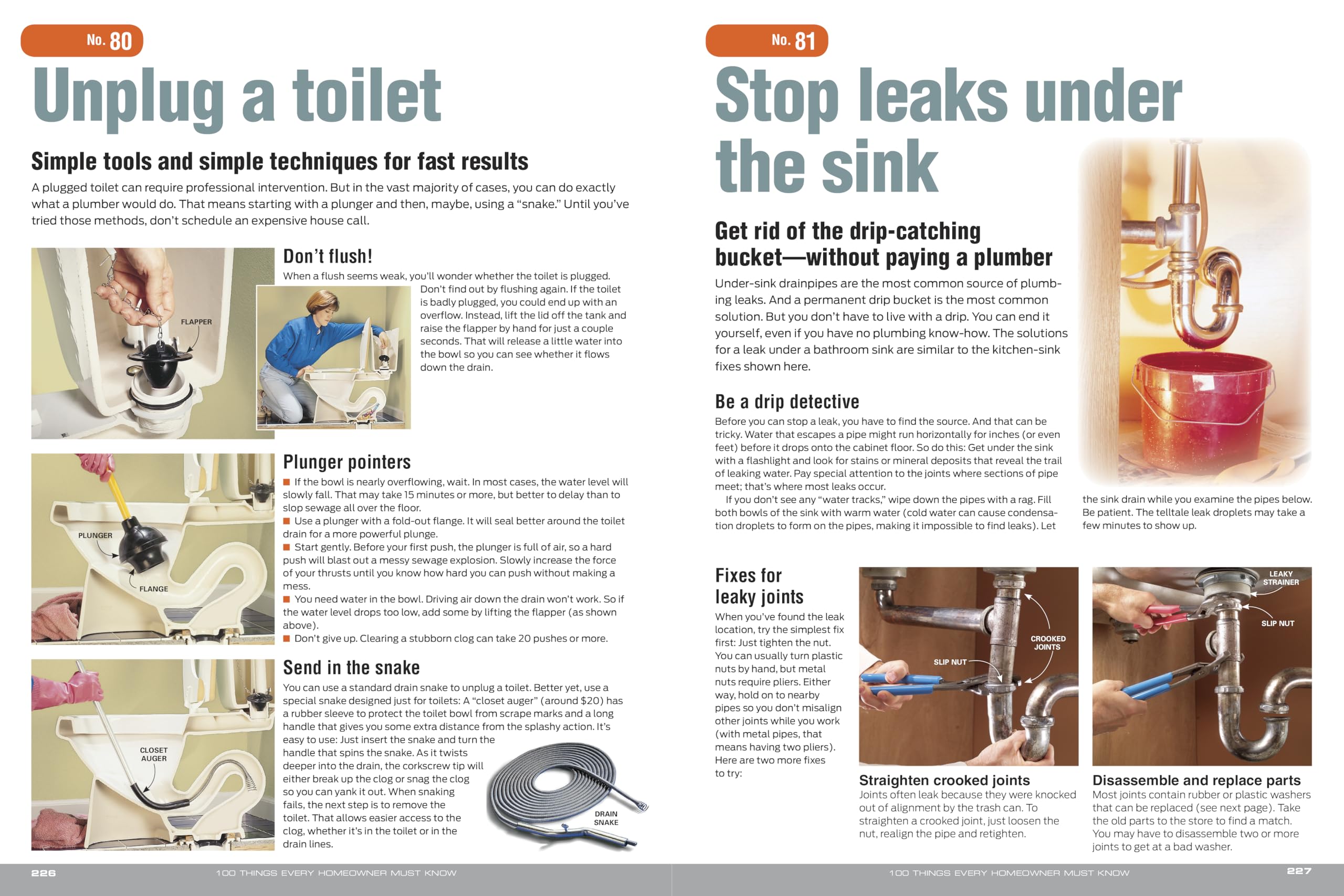 100 Things Every Homeowner Must Know: How to Save Money, Solve Problems and Improve Your Home (Family Handyman 100)