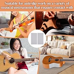 Lukmaa 2 Pcs Guitar Non Slip Pad Keep Guitar from
