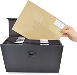 Rapesco 1555 19-Part Expanding Box File A4+ Black Organiser view 9