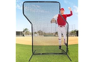 Kapler Pitching Screen Z Frame Protective Pitcher's Screen in Baseball Softball Practice Baseball Screen Pitcher's Safety Pro