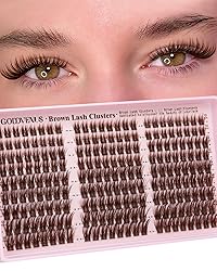 Goddvenus Brown Wispy Lash Clusters Manga Eyelashes