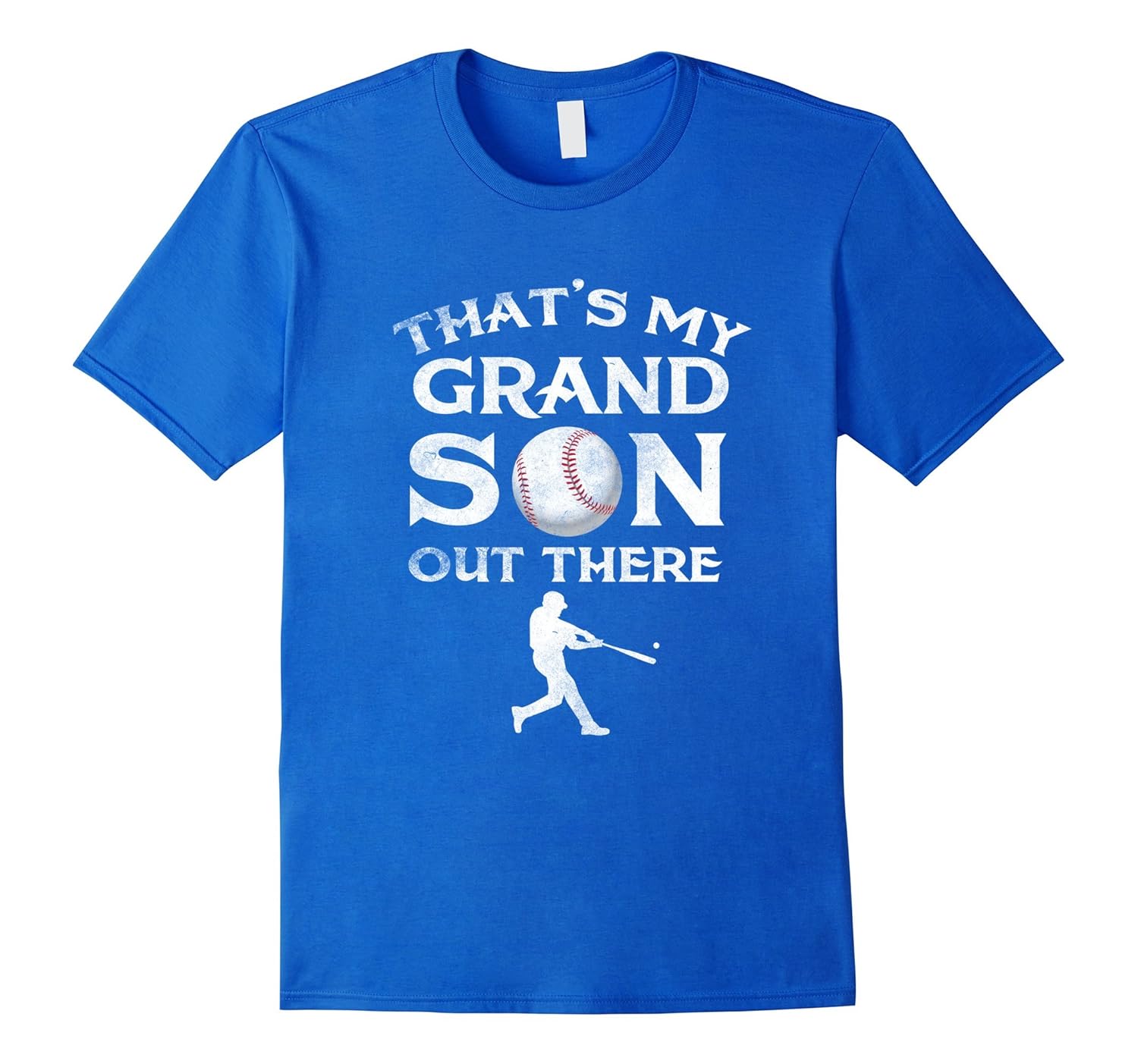 That's My Grandson Out There Baseball T-shirt Papa Tee Mimi-anz