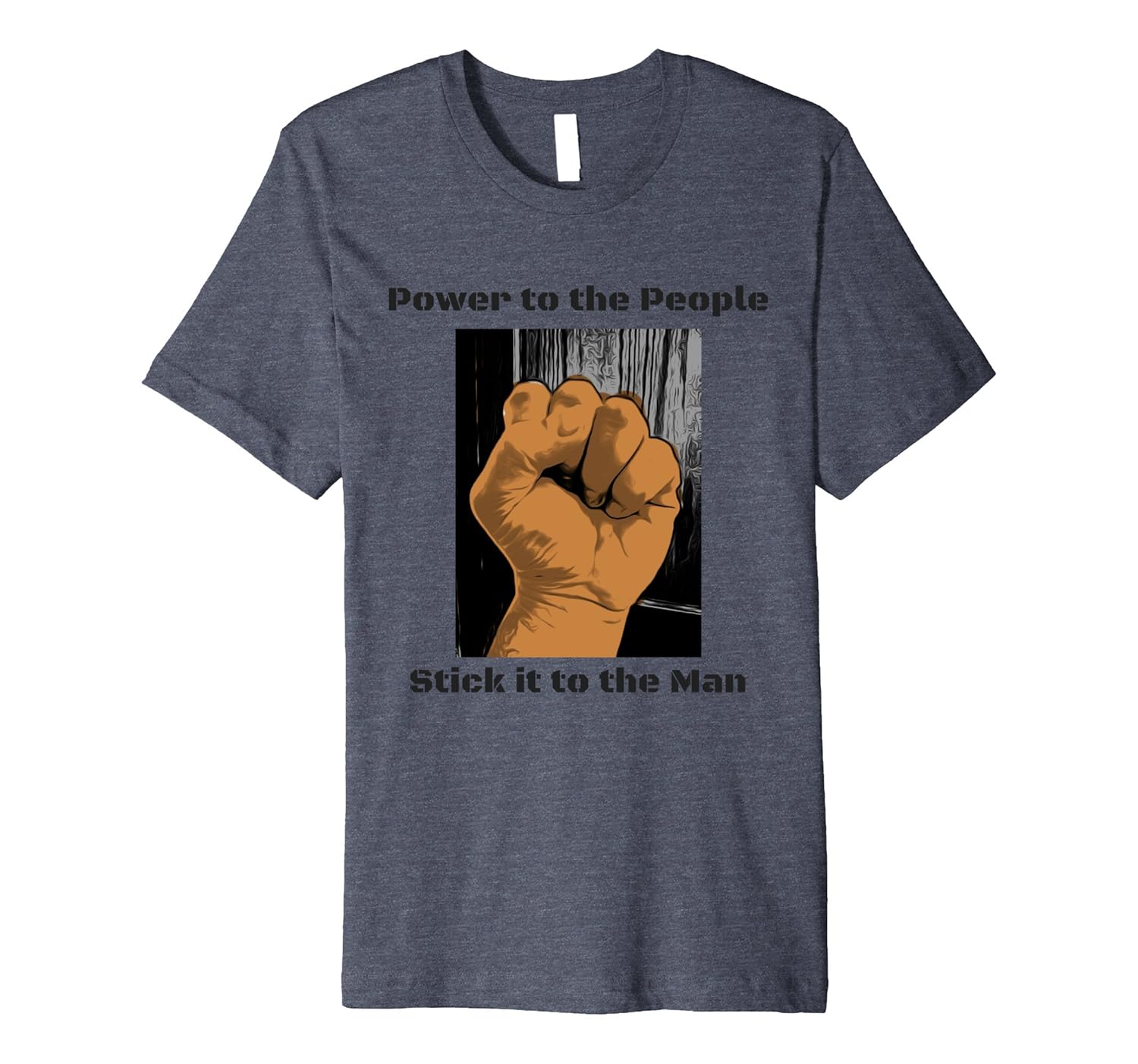 Pt Designs Power to the People Stick it to the Man T-Shirt-anz