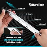 DURATECH Telescopic Basin Wrench 10–17in Auto-Adjust Jaw 3/8"–1/4" NPT view 4