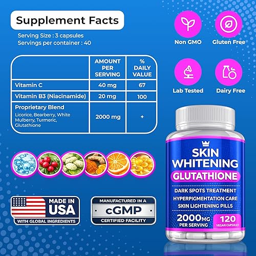 glutathione tablets 2000mg Liposomal Glutathione Glutathione 2000mg Capsules – Antioxidant Support For  Skin, Anti-Aging & Liver Skin Whitening Antioxidant main image 1
