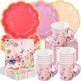 Talking Tables Blossom Kreide-Aufkleber – Blumenmotive Für Hochzeit & Party (18 Stück + Kreidestift)