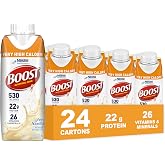 BOOST Very High Calorie Nutritional Drink, Very Vanilla, 8 FL OZ, 24 pk | Supports Weight Gain &amp; Maintenance, 26 Vitamins &amp; Minerals, 22 g Protein