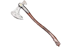 Otakumod Fantasy Axe Kratos Leviathan Foam Axe Props Replica. for Collection, Gift, Cosplay at Anime Show and Outdoor Fair Brown