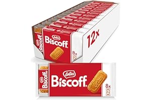Lotus Biscoff - Caramelized Biscuit Cookies - 2 Cookies x 8 - Pack of 12