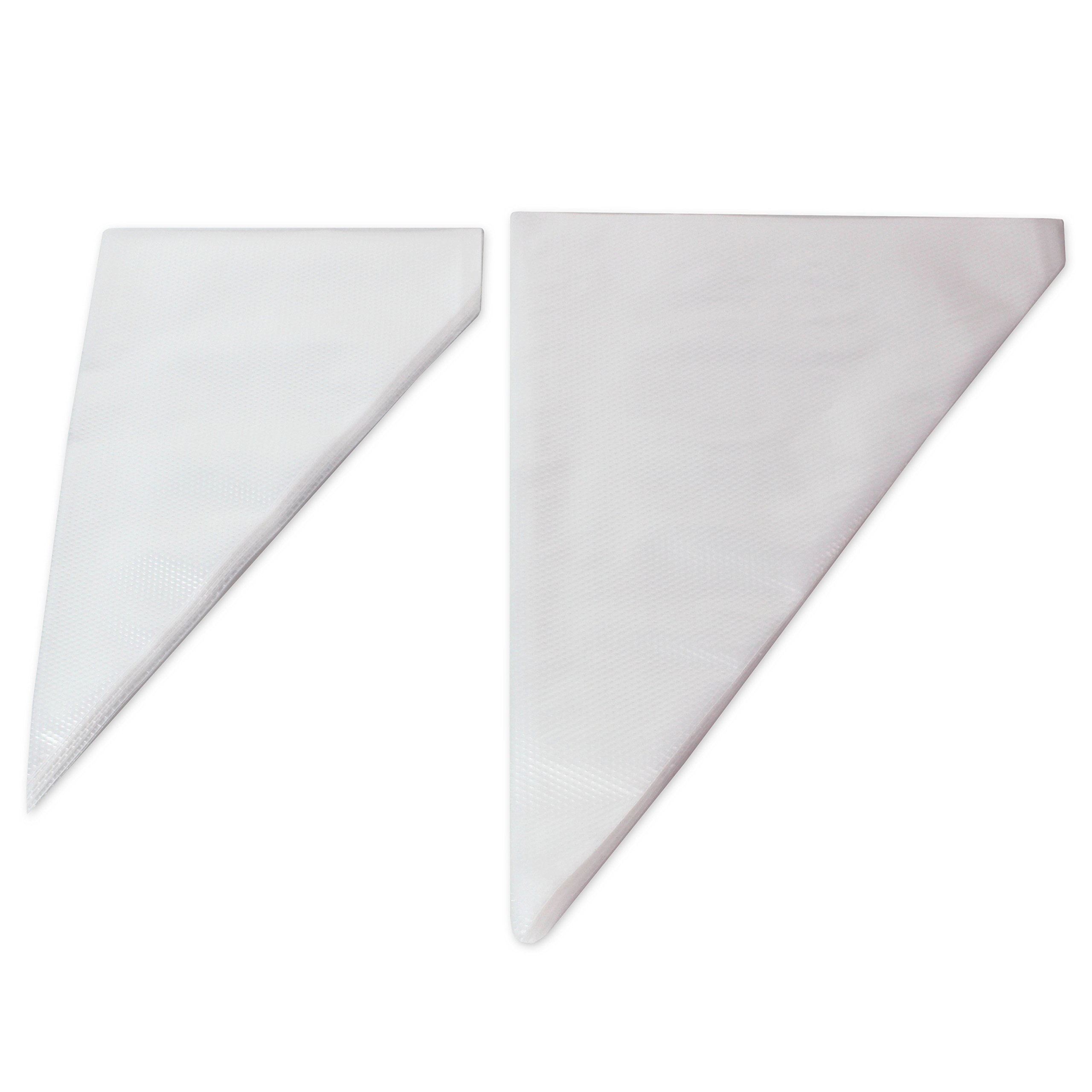 Baking Aids 120 Pack Disposable Pastry Bags - Extra Thick, Textured, and Strong Icing Bags - Perfect for Decorating Cakes, Cookies, Cupcakes, Pastries – 60 pack 14” and 60 pack 10” bags