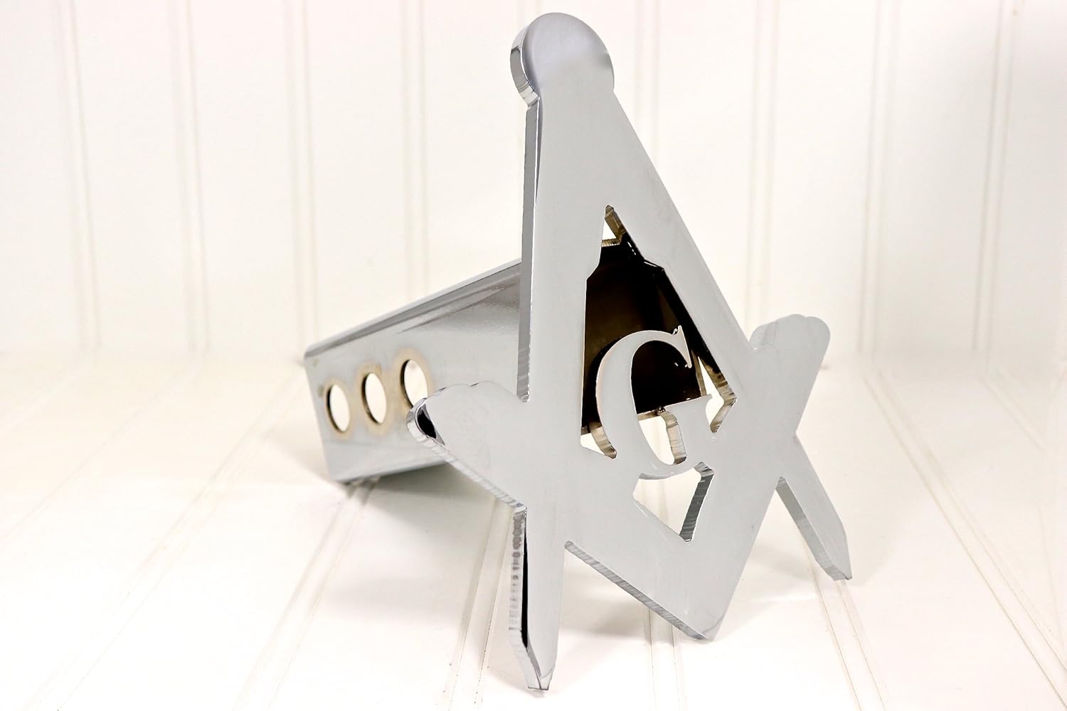 Custom Hitch Covers 12546Chrome Mason Hitch Cover, 2