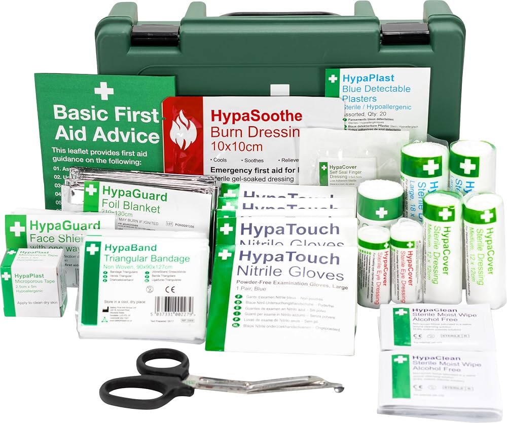 Safety First Aid Group K3170SM Small Economy Catering First Aid Kit BS8599