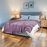 ONDAN Electric Heated Blanket 84"x90" Queen Size Flannel Heated Blanket, Cozy & Warm for All Night, 5 Heat Settings & 10 Hours Auto Off, Machine Washable, Cameo Brown