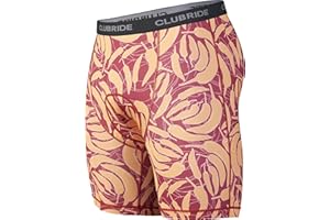 Club Ride Men's Gunslinger 3D Trail to Town Chamois 8" - Padded Bike Shorts for Men - Soft Comfort Biking Underwear