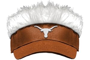 NORTHWEST Officially Licensed NCAA "Flair Hair" Adjustable Visor, One Size, Multi Color