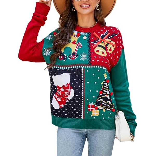 Holiday Time Christmas Sweater 2025 Womens Christmas Cardigan Ugly Funny Xmas Vibes Best Ugly Christmas Sweater Idea