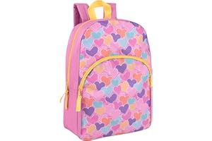 Trail maker 15 Inch Kids Backpacks for Preschool, Kindergarten, Elementary School Boys and Girls with Padded Straps (Sweet Candy Hearts)