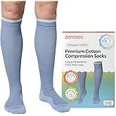 ZenToes Compression Socks for Women & Men, Knee High Socks Men With Ball of Foot Cushion