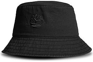 Timberland Mens Bucket Hat, Cotton Twill, Soft Brushed Finish, Packable Sun Hat