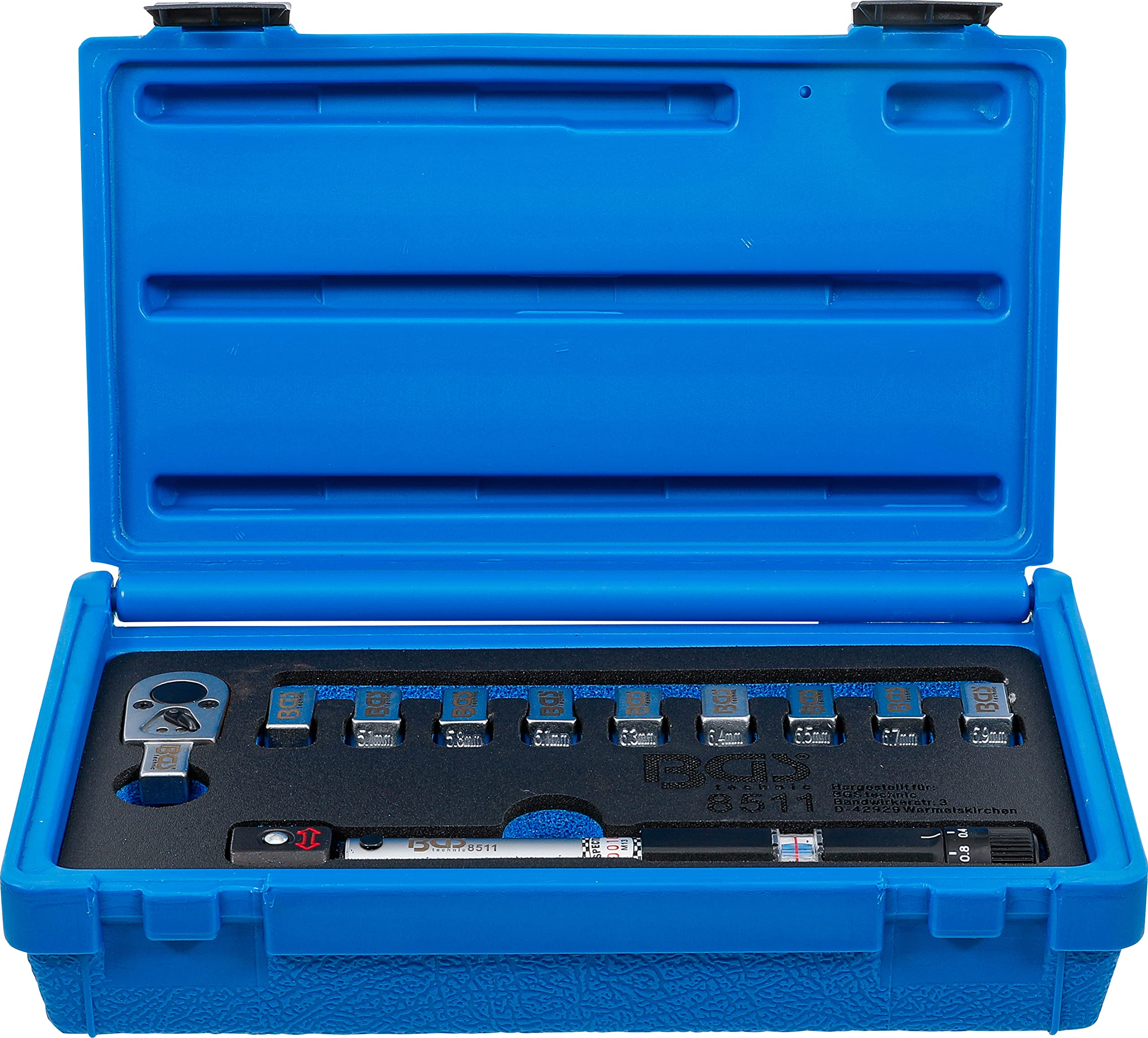 BGS 8511 | Spoke Torque Wrench | interchangeable Heads | 3 - 15 Nm