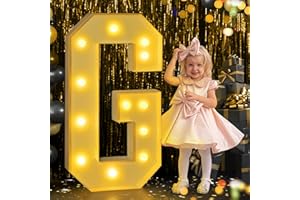 YBQZ Marquee Light Up Letters,Mosaic Letters 4FT Large Light Up Letters for Birthday Baby Shower Graduation Party Decor,Marquee Letters for Party Decoration,Wedding Engagement Graduation Foam Letter G