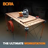 BORA Centipede Folding T-Track Table Top Work Stand 24 x 48 20mm Dog Holes view 4