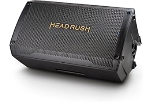 HeadRush FRFR108 MKII - 2000W Electric and Bass Guitar Amp, 8" Full-Range Flat-Response Bluetooth Speaker for Multi-FX and Am