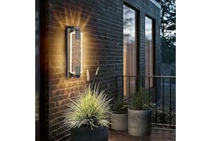 camuucci Dusk to Dawn Outdoor Light,15.7 Inches LED Porch Lights Outdoor Waterproof Modern Outside Sconce Wall Mount for Doorway Hallway Porch Patio Yard Doorway Bronze