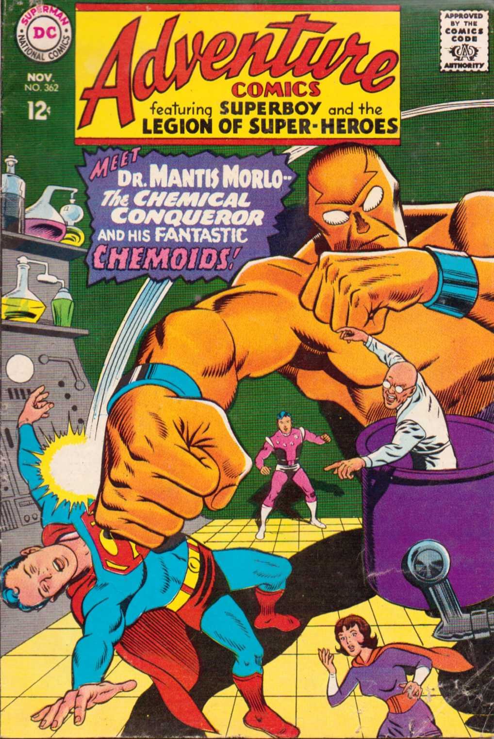 Amazon Com Adventure Comics No 362 Vol 1 Meet Dr Mantis Morlo The Chemical Conqueror And His Fantastic Chemoids Dc Books