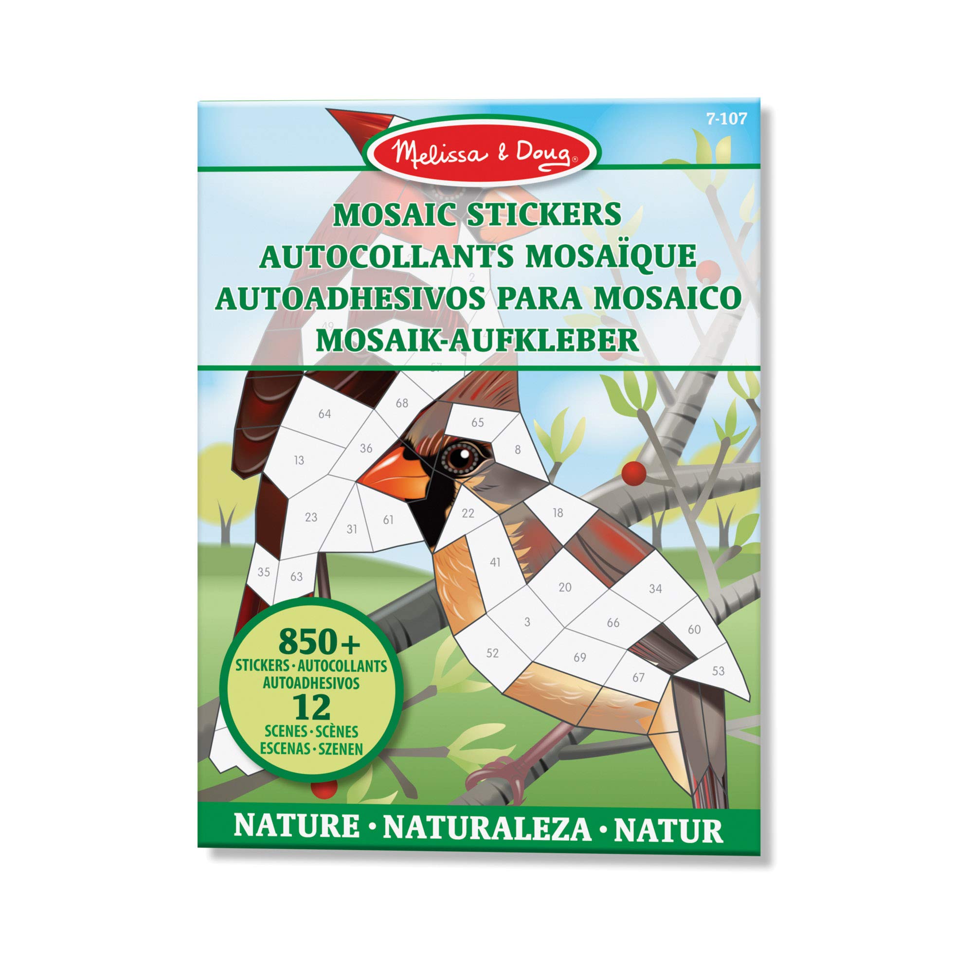 Mosaic Sticker Pad - Nature