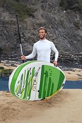Hydro Force Bestway Freesoul Tech Convertible SUP Set Green 11ft 2in view 4