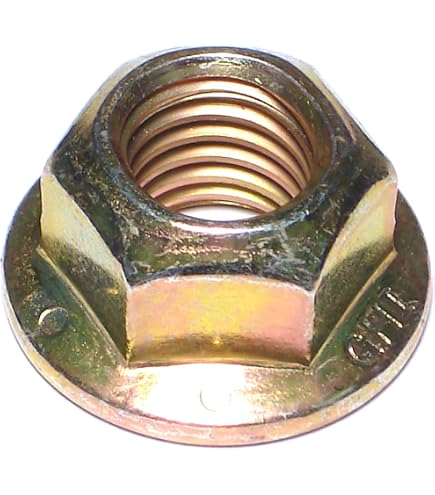thumbnail image 2 of 400-Pack Serrated Flange Lock Nuts 3/8-16 - Zinc Plated Steel, Hex Drive 9/16", Lexar Industrial Bulk Fasteners 2 of 11