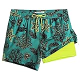 maamgic Mens Swim Trunks with Compression Liner