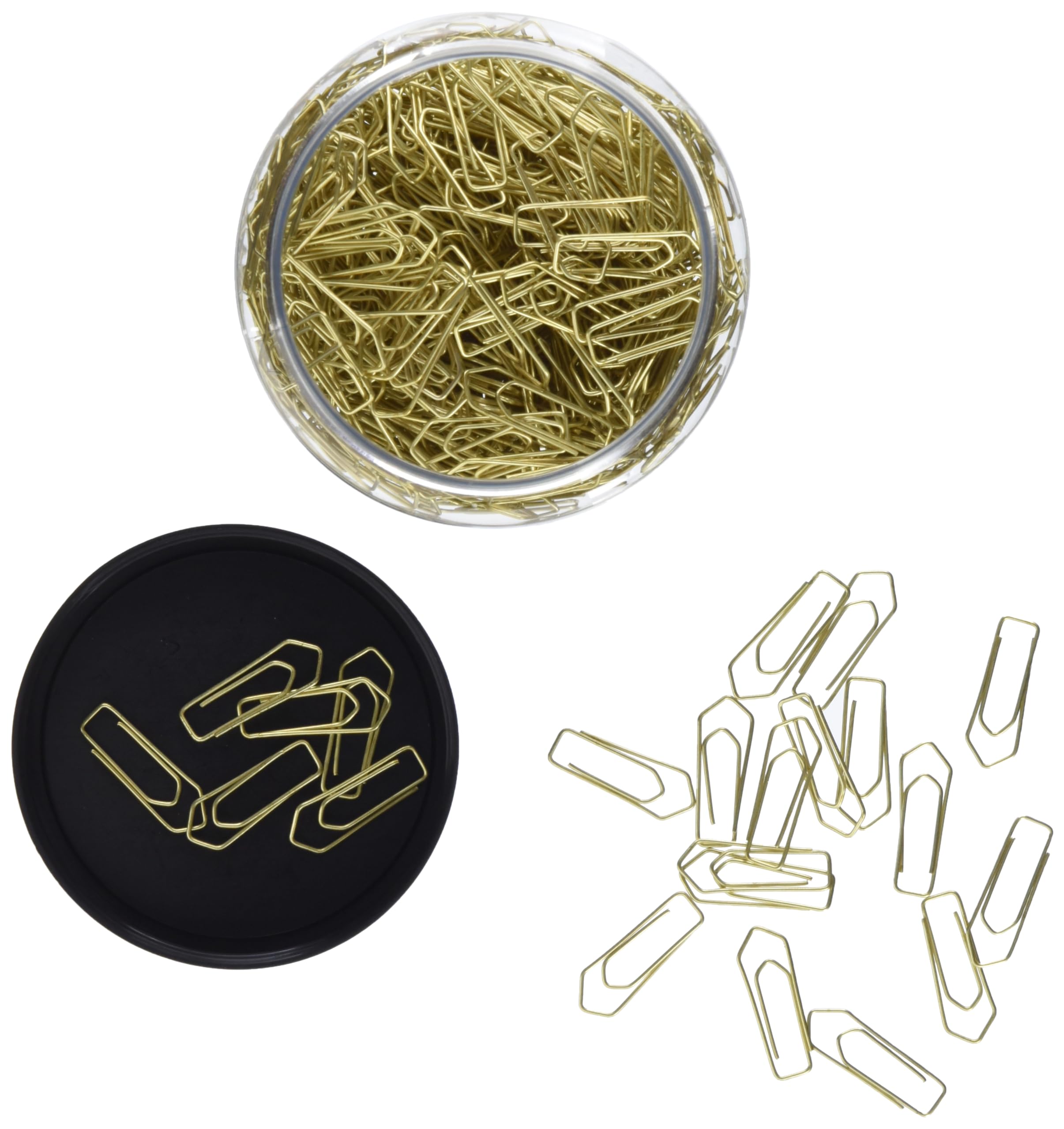 Wedo 901 15040053 26 mm Metal Paper Clip - Brass Colour (Pack of 400)
